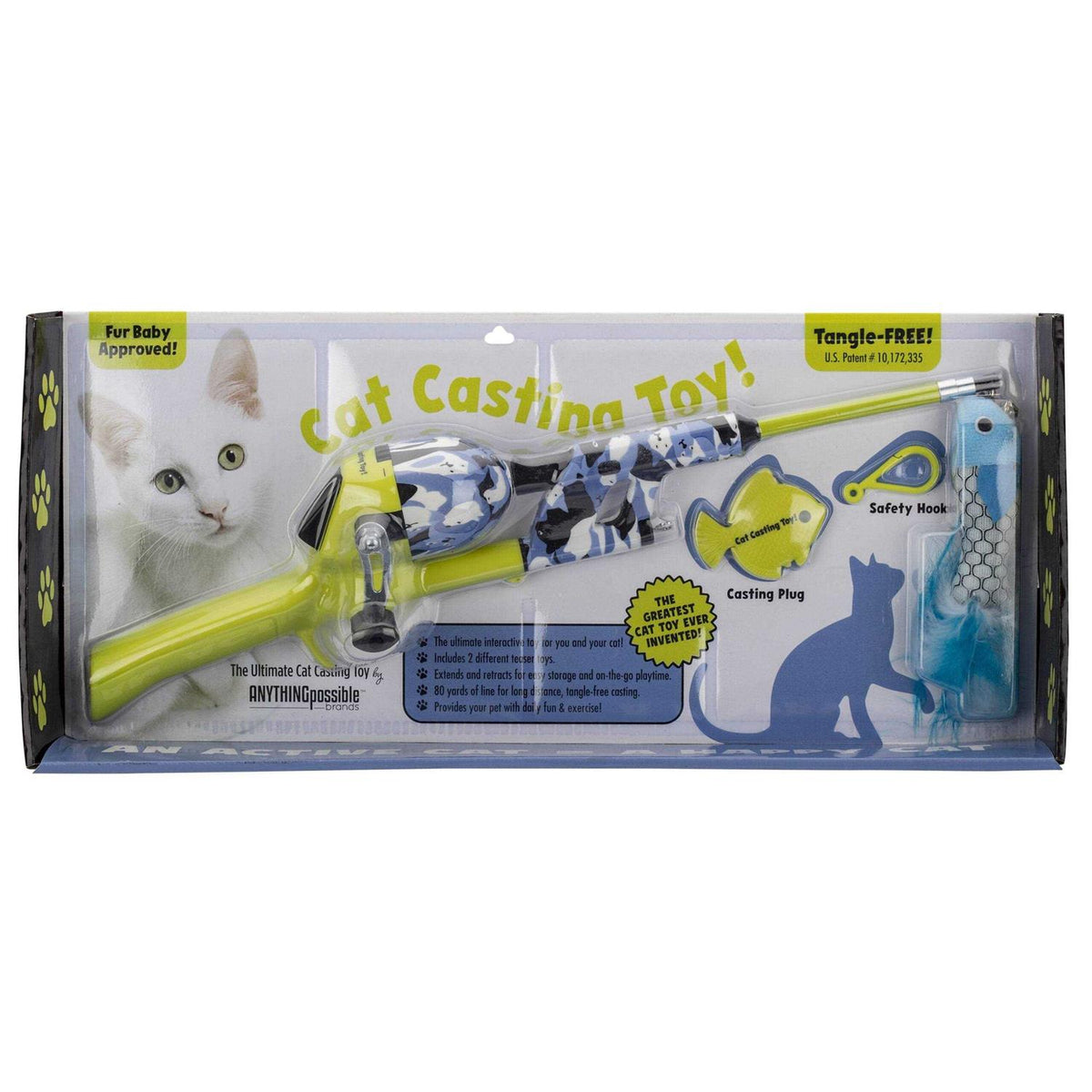Tangle Free Retractable Fishing Pole Toy J2274
