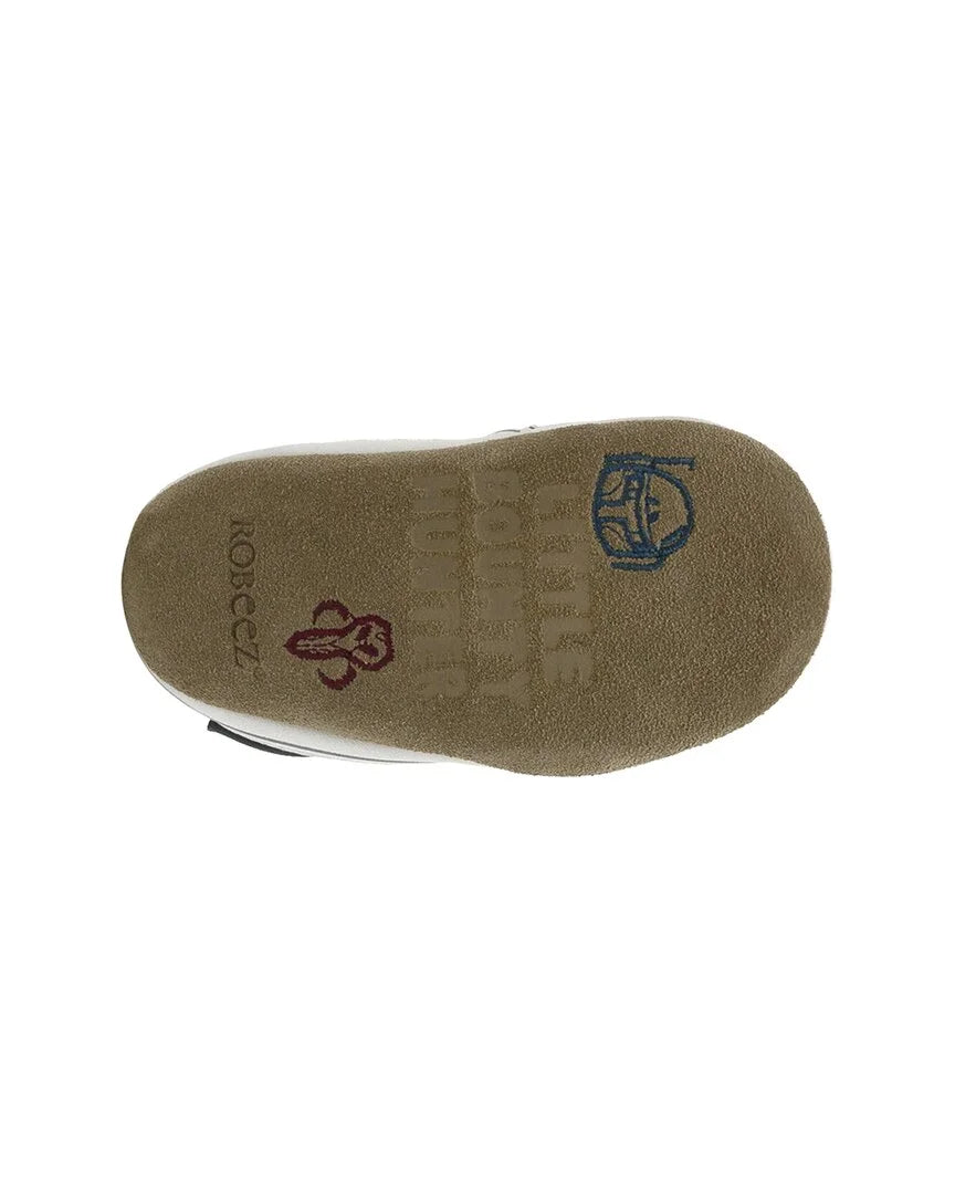 Grey Leather Soft Sole Q4636