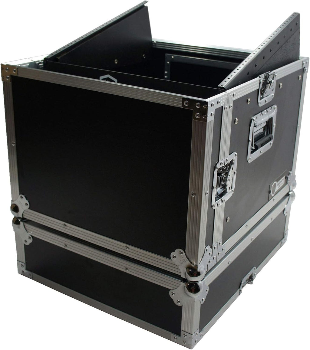 11U Slant Top Mixer Case 18U Vertical Rack with Table O6682