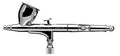 Iwata-Medea Dual Action Large Gravity Feed Cup, 0.3mm M56236