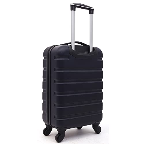 Black 20-Inch Hardside Spinner Carry-On Luggage I7166