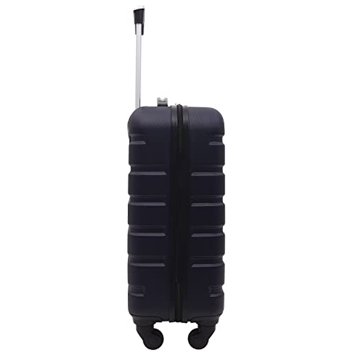 Black 20-Inch Hardside Spinner Carry-On Luggage I7166