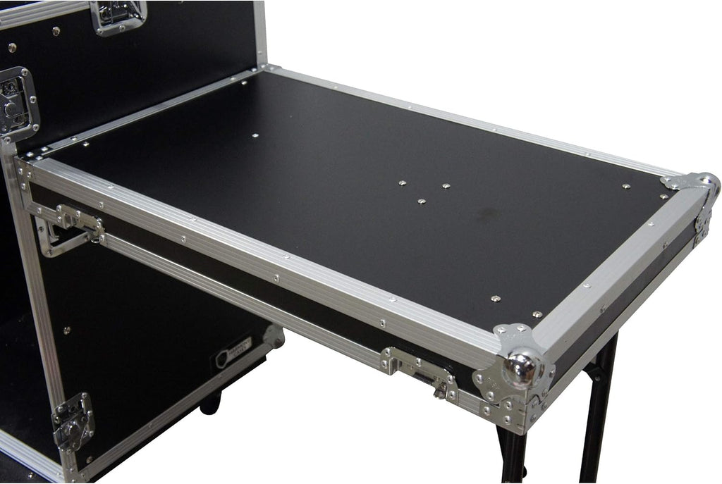 11U Slant Top Mixer Case 18U Vertical Rack with Table O6682
