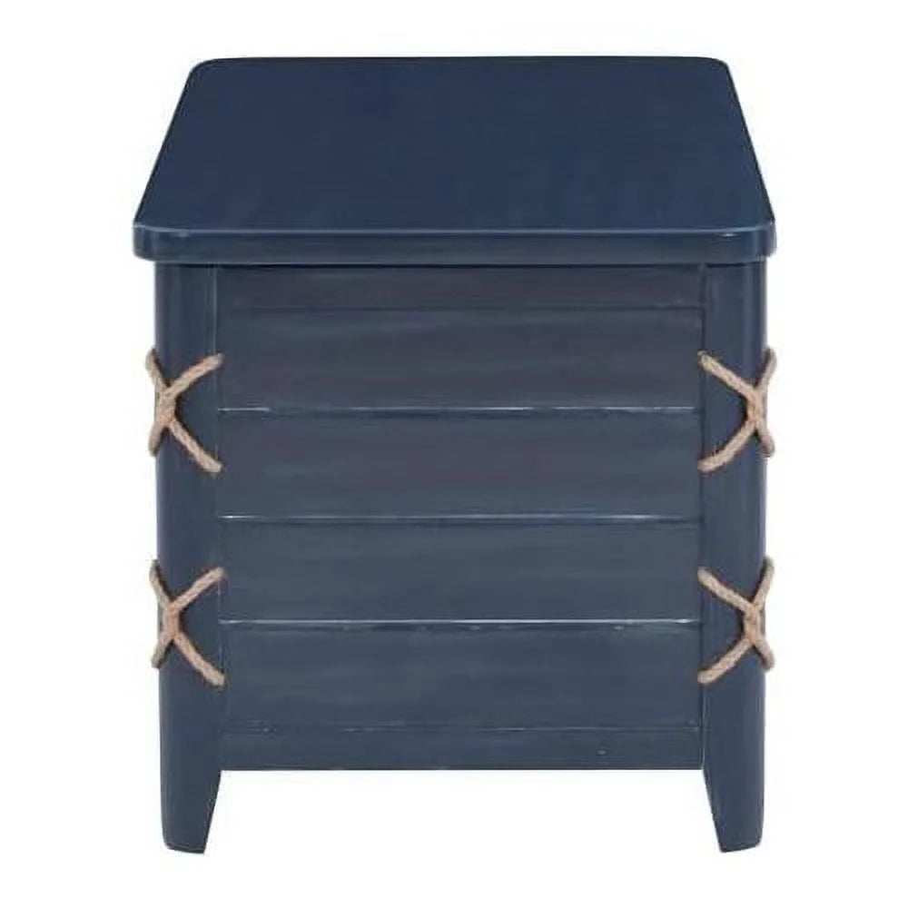 Blue Wood Storage Chest P1438