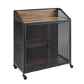 33x22 Industrial Wood Bar Cabinet W834145
