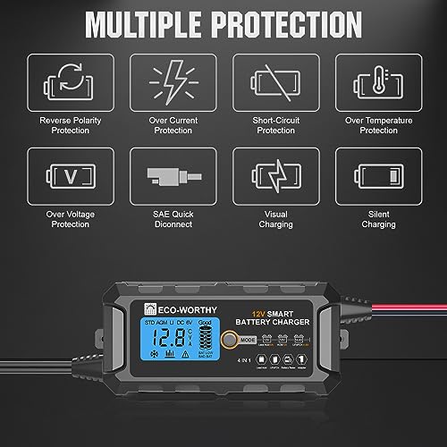 12V 5A Automatic Smart Battery Charger and Maintainer S183