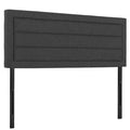 Upholstered Panel Headboard Full Gray M767