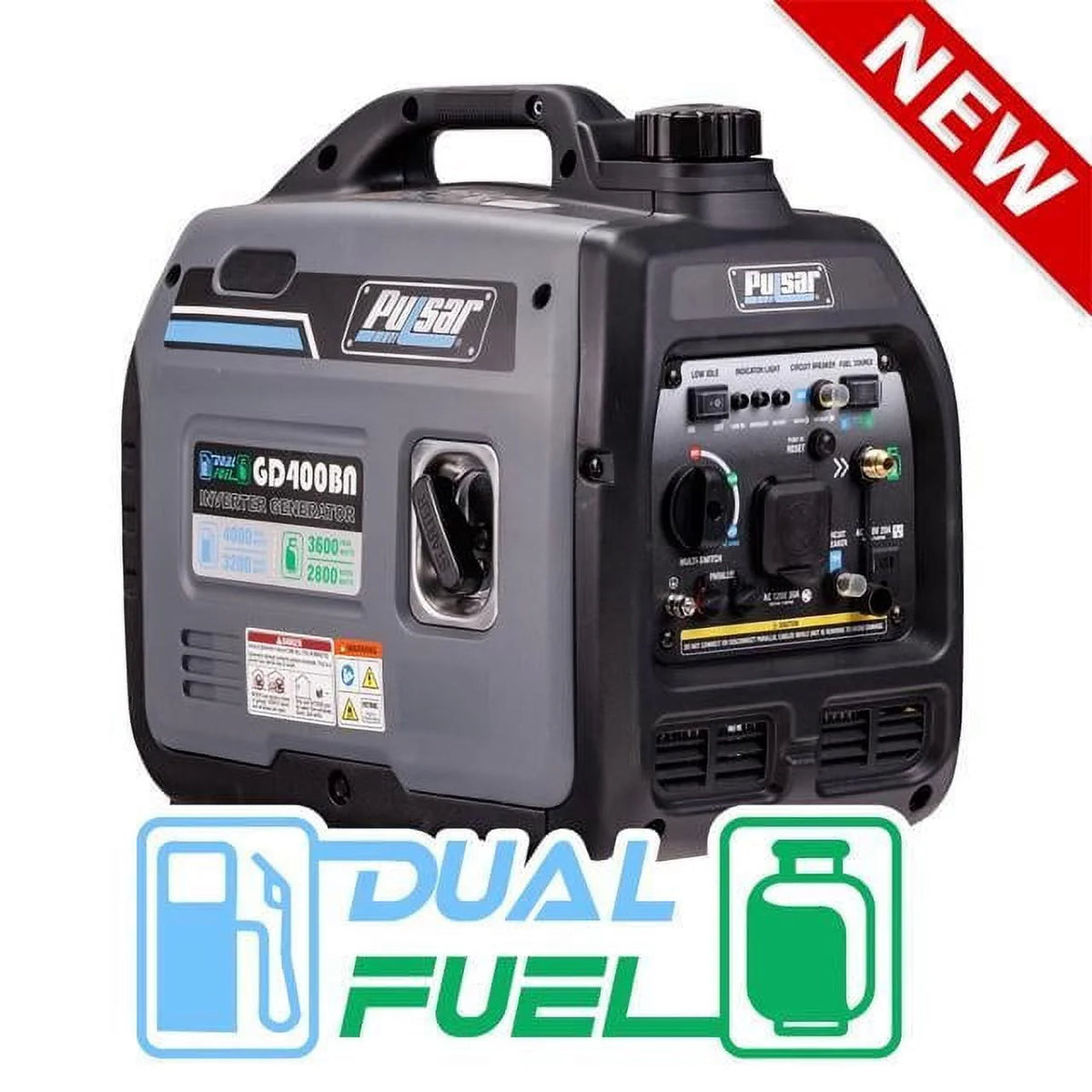 4000W Portable Dual Fuel Generator Y473047