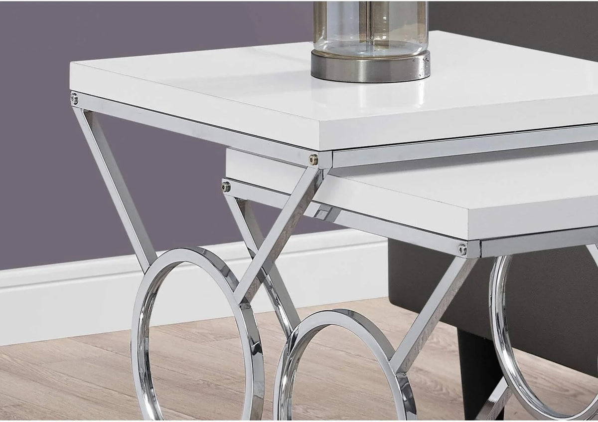 White Nesting Table F93080