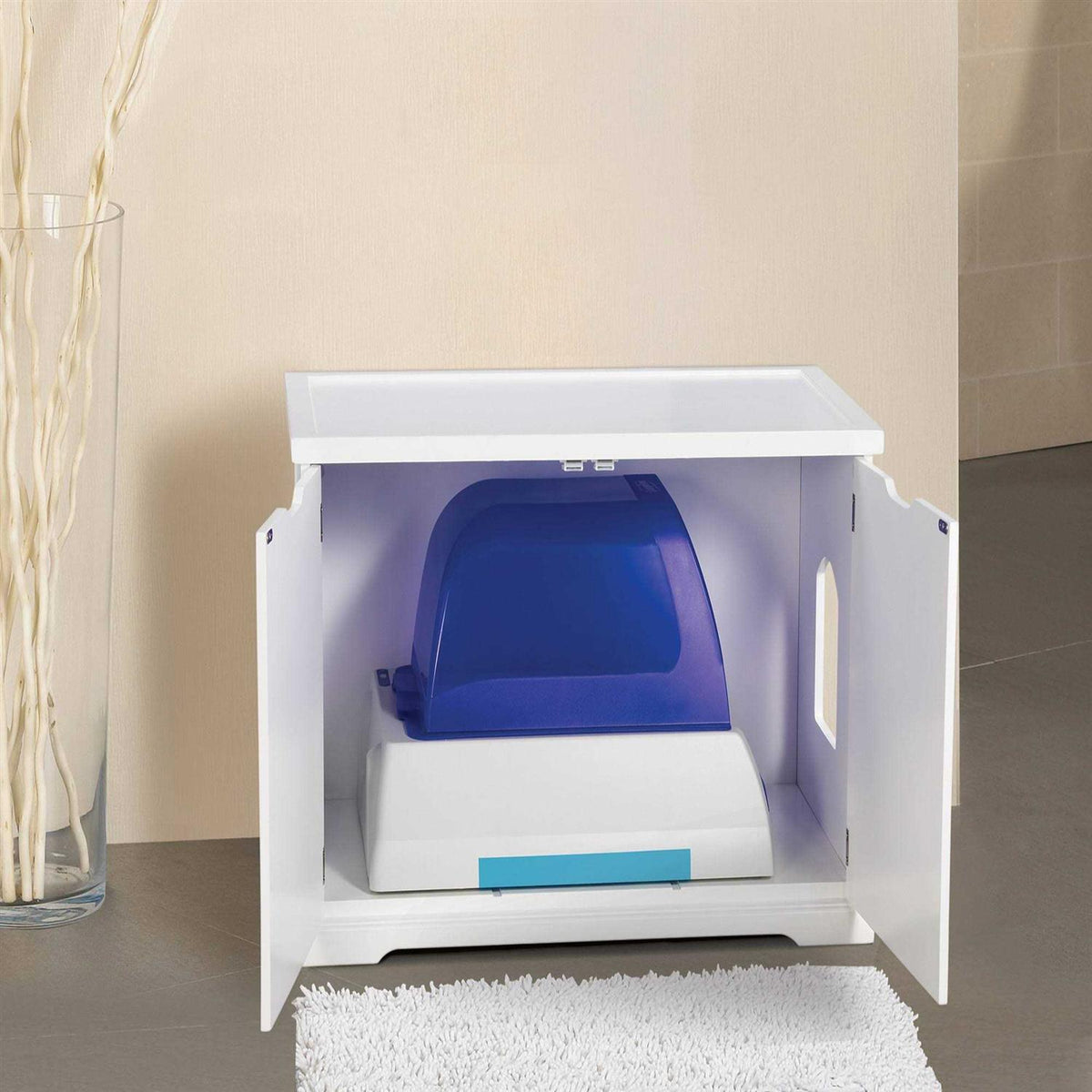 White Cat Washroom Bench W293