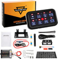 8 Gang Switch Panel Relay Box Automatic Dimmable LED Blue Backlit T5431