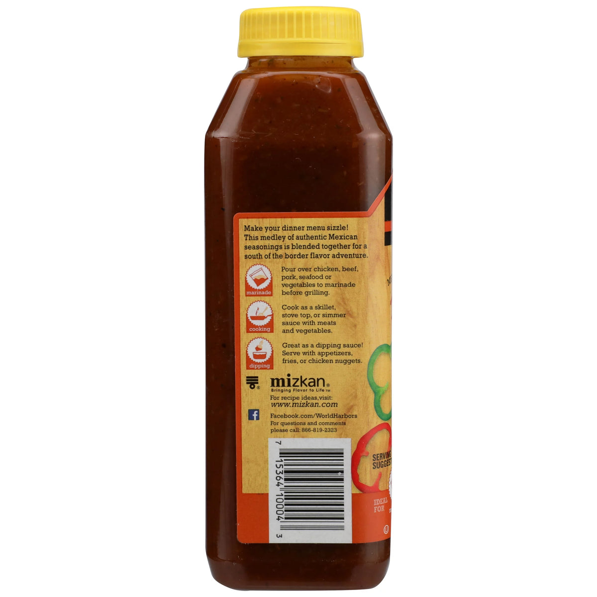16 oz Fajita Marinade Pack of 6 D696