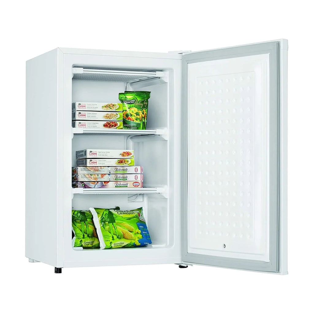 3.2 Cu.ft. White Upright Freezer W143