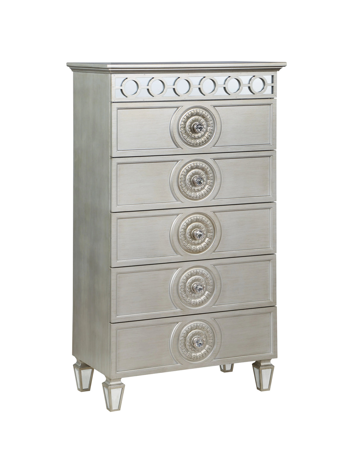 Silver Mirrored Chest B840