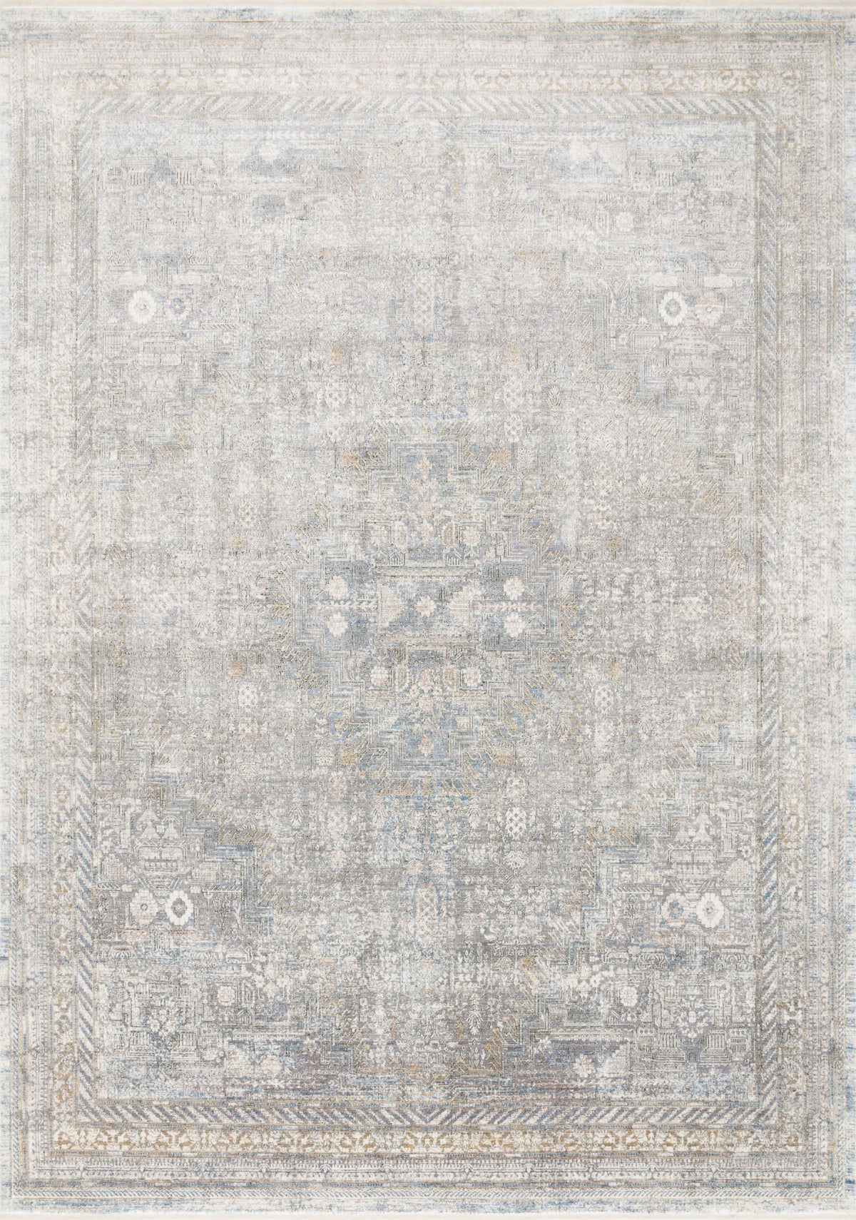 Silver Multi 9'6 x 12'6 Rug R282604