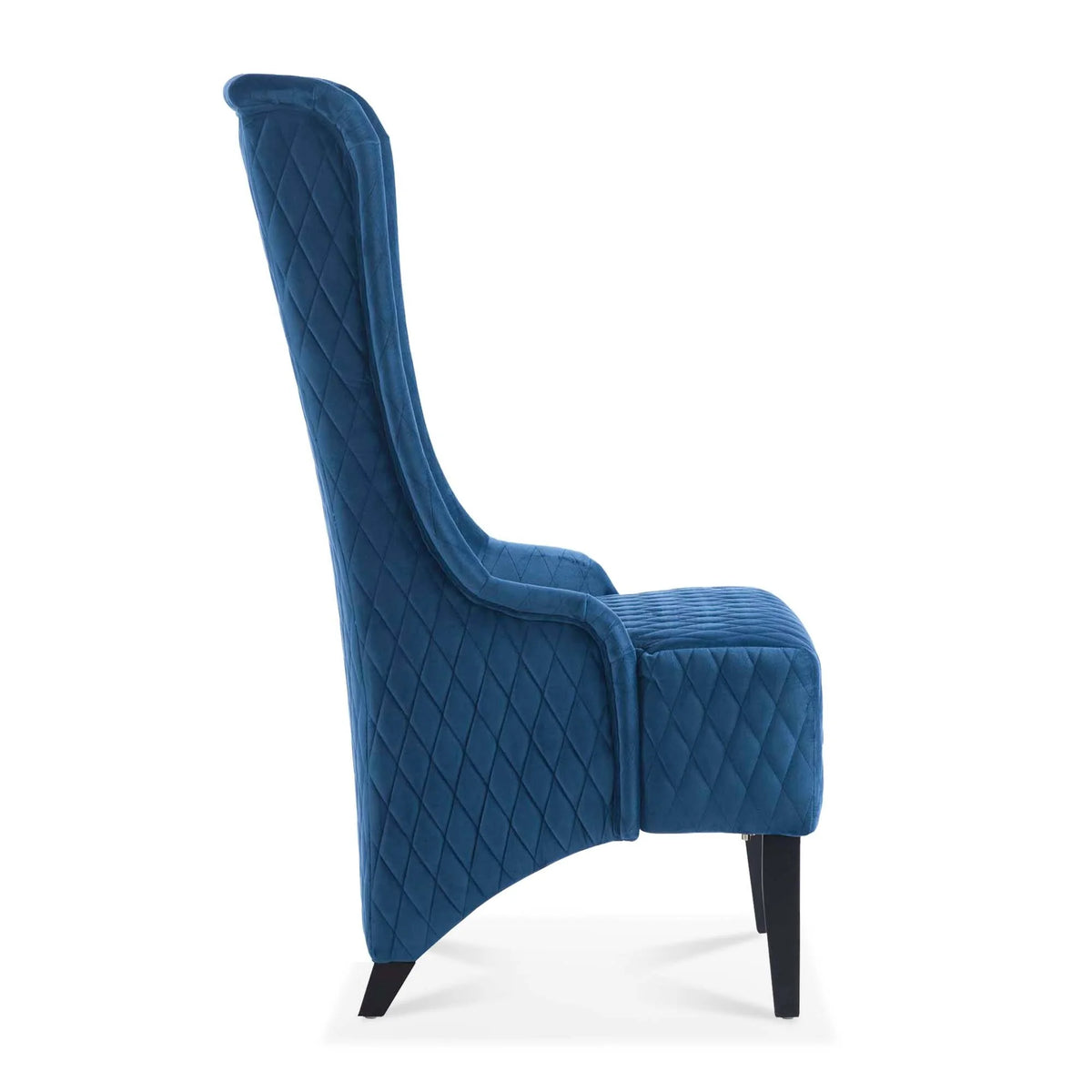 Blue Fabric Wing Back Accent Chair R175