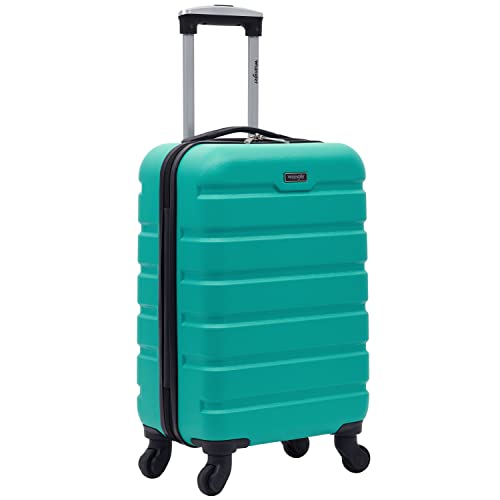 Black 20-Inch Hardside Spinner Carry-On Luggage I7166