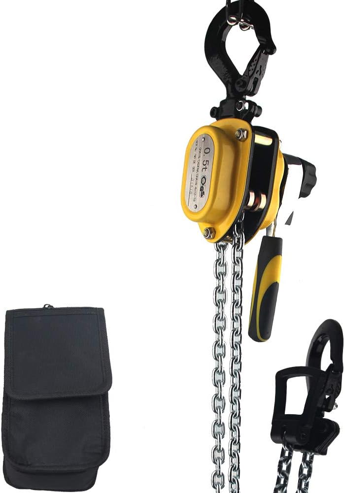 1100 Lbs 1/2 Ton Chain Hoist Pack of 2 D63456