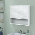 White Bathroom Wall Storage Cabinet E148