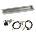 48 x 6 Stainless Steel Drop-In Fire Pit Pan with Spark Ignition Kit X30443