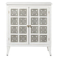 White 2-Door Wooden Cabinet X402