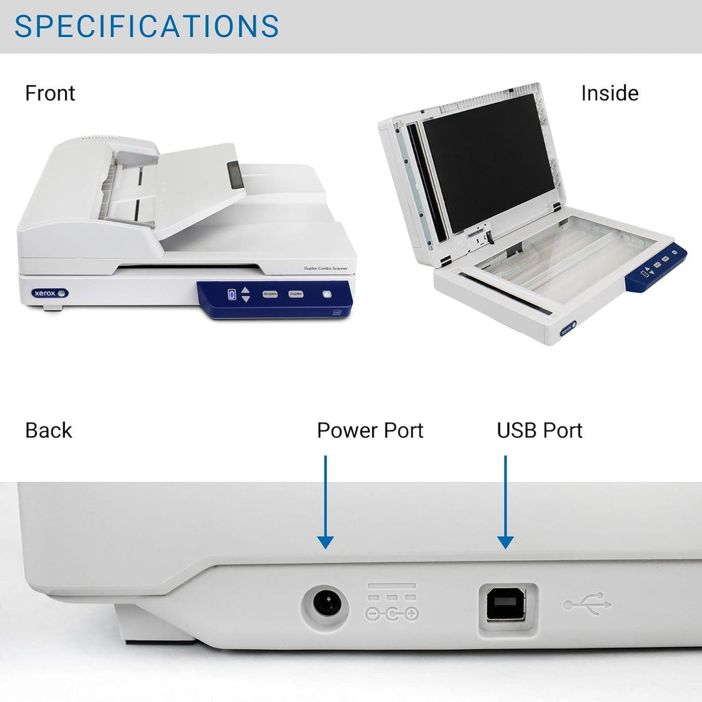 Flatbed Document Scanner with Automatic Document Feeder X90540