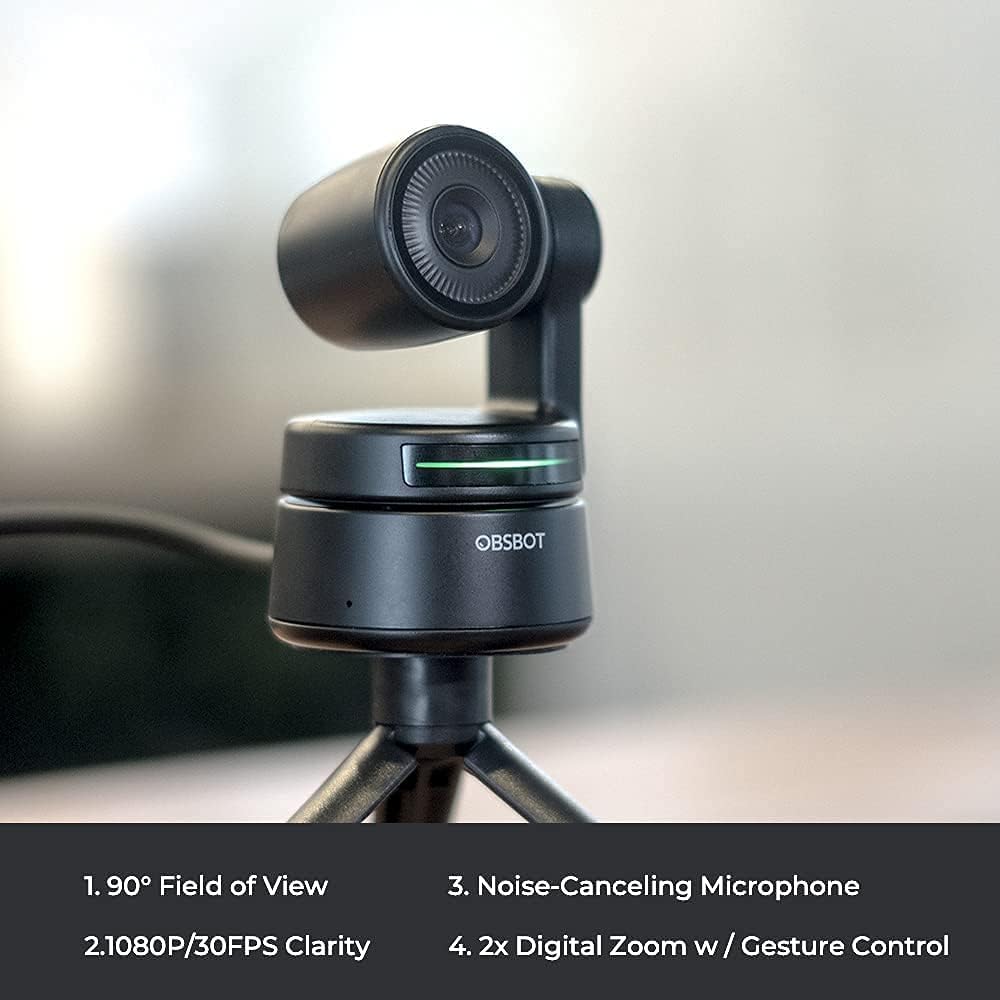 Full HD 1080p PTZ Webcam with Dual Omni-Directional Mics W91786
