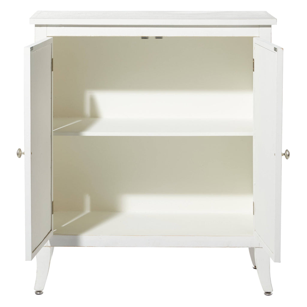 White 2-Door Wooden Cabinet X402