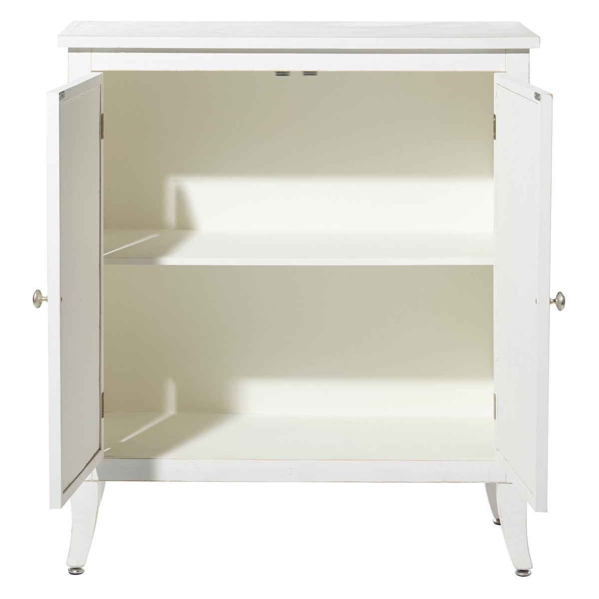 White 2-Door Wooden Cabinet X402