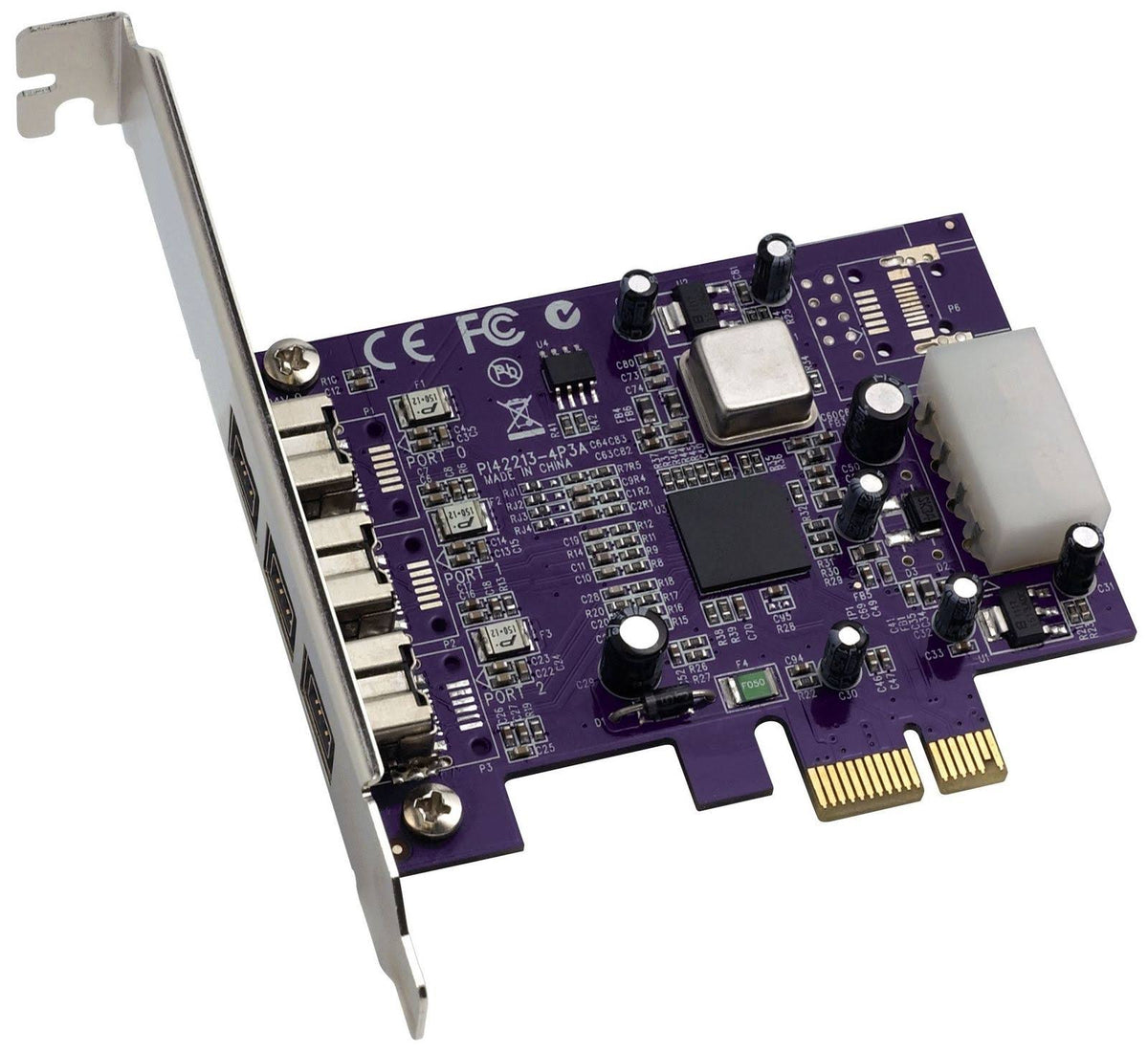 3 Port Firewire 800 PCIe Card K9474