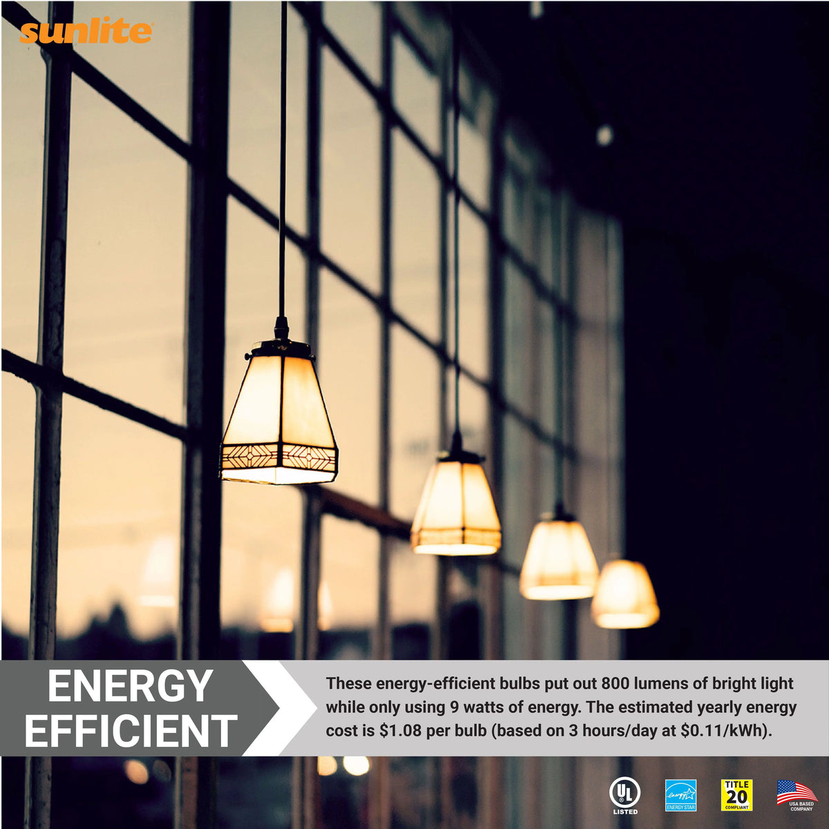 9W Dimmable LED Light Bulb 6-Pack V521