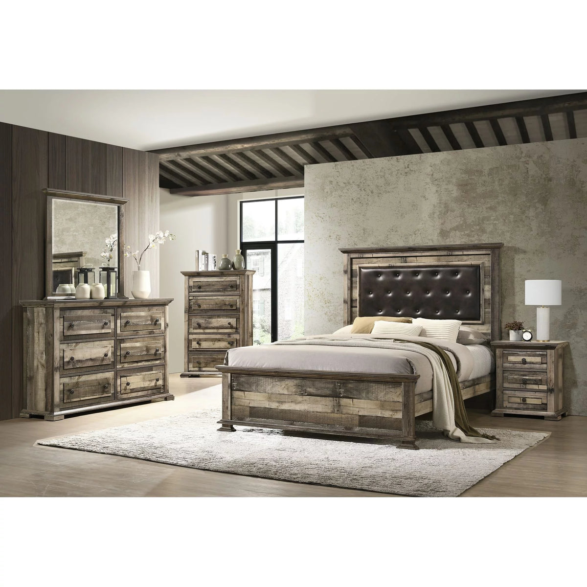 Full Panel 5PC Bedroom Set K38958