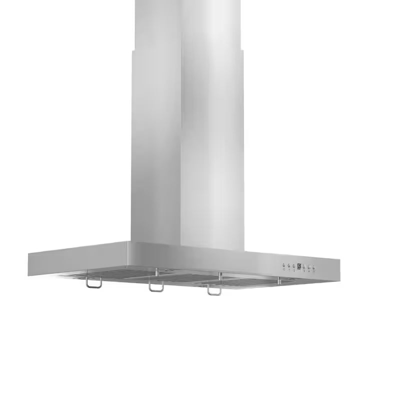 48 in. 400 CFM Convertible Island Mount Range Hood in Stainless Steel S4882