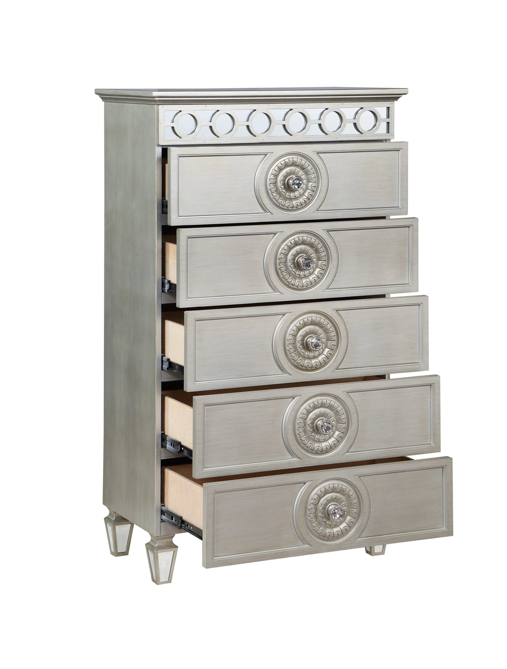 Silver Mirrored Chest B840