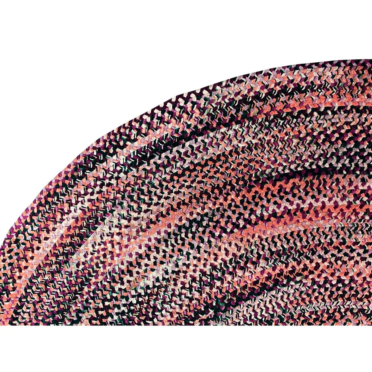 100% Cotton Octagonal Braided Rug O914