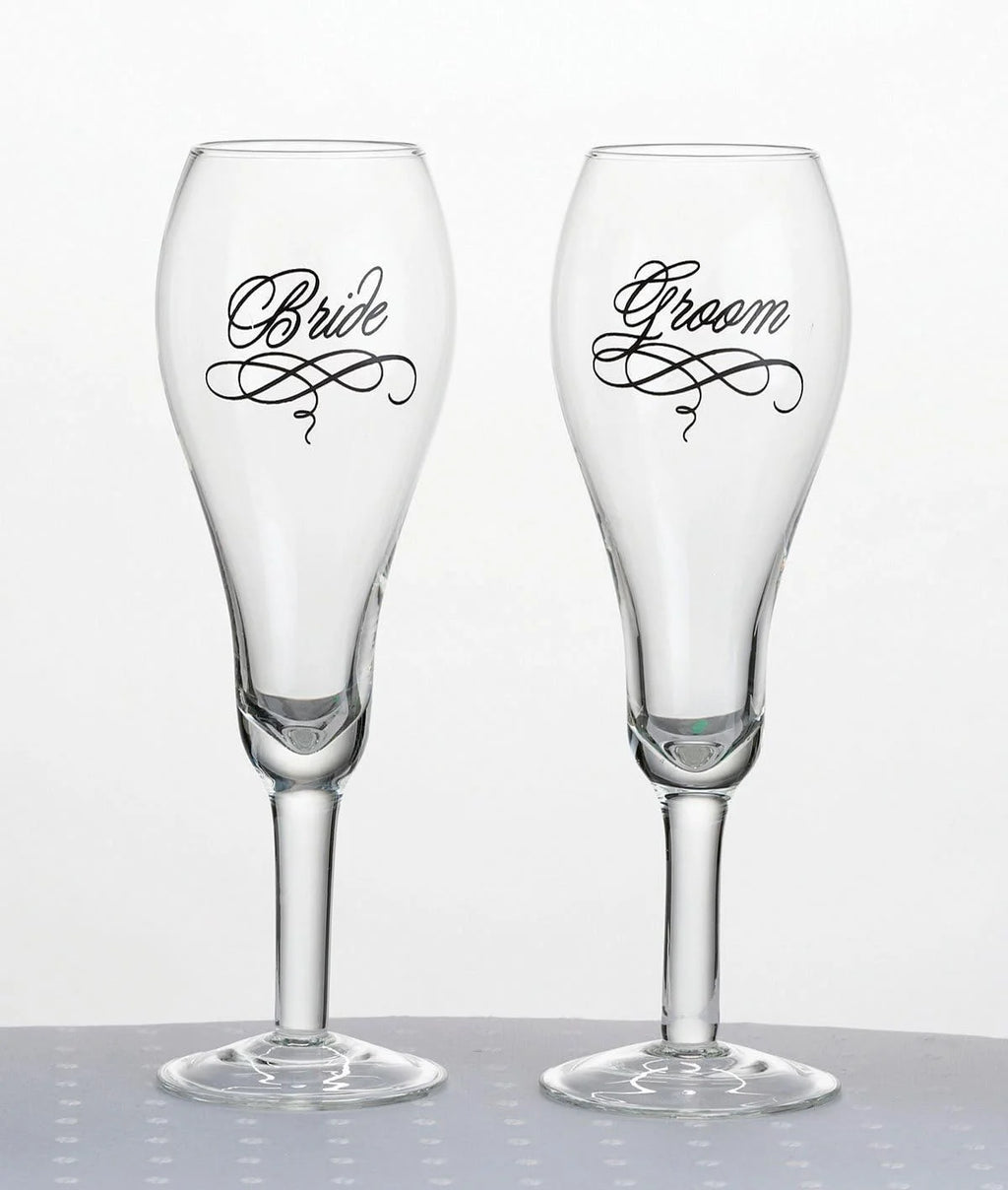 Clear Wedding Toasting Glasses G288
