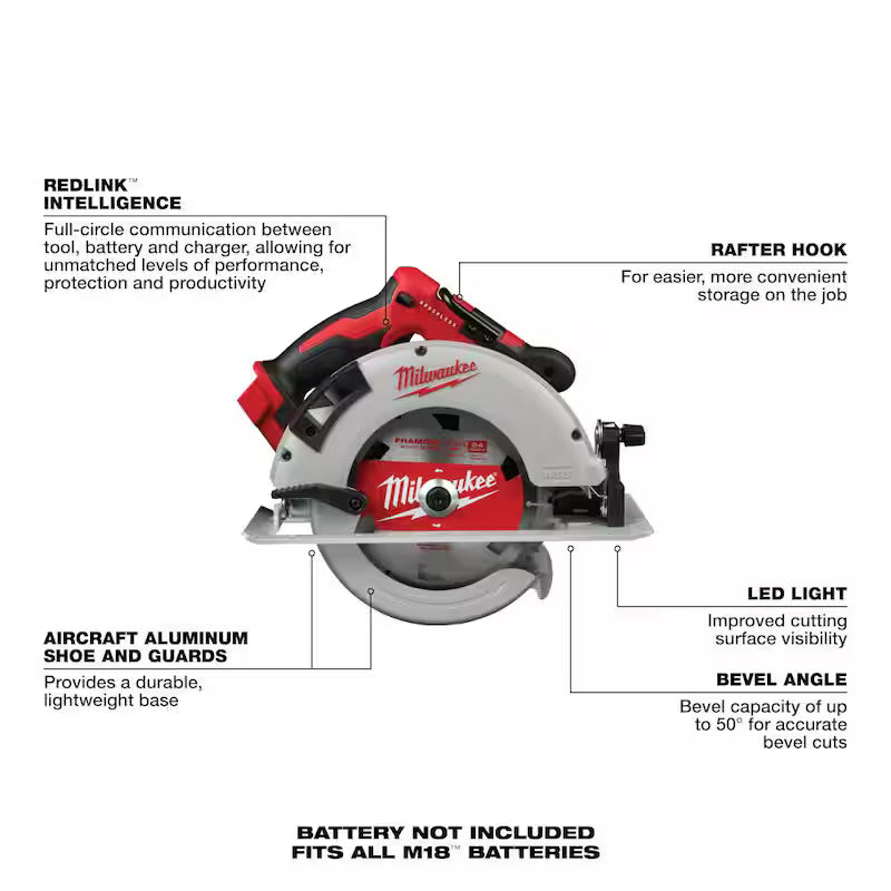 18V Lithium-Ion Brushless Cordless Reciprocating Saw and Circular Saw H7263