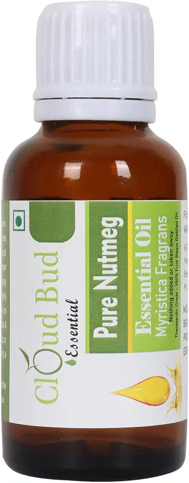 Pure Nutmeg Essential Oil 100ml 3.38oz Steam Distilled S4317