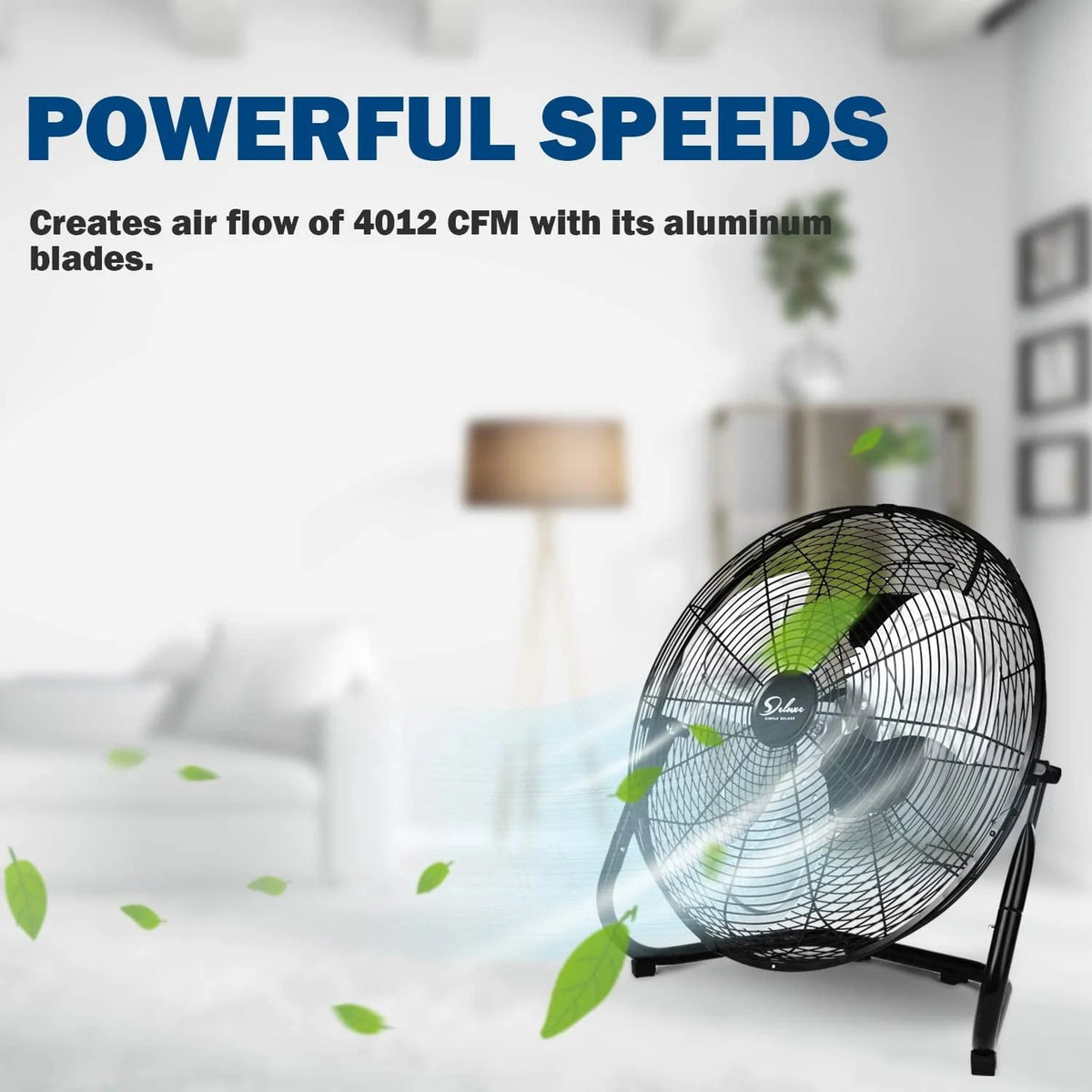 12 inch 1800 CFM 3-Speed Metal Floor Fan W27770