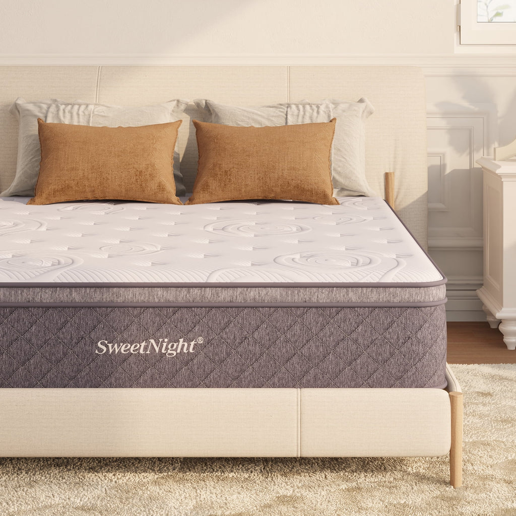 10 Memory Foam Pocketed Spring Hybrid Mattress Queen Size B55132