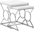 White Nesting Table F93080