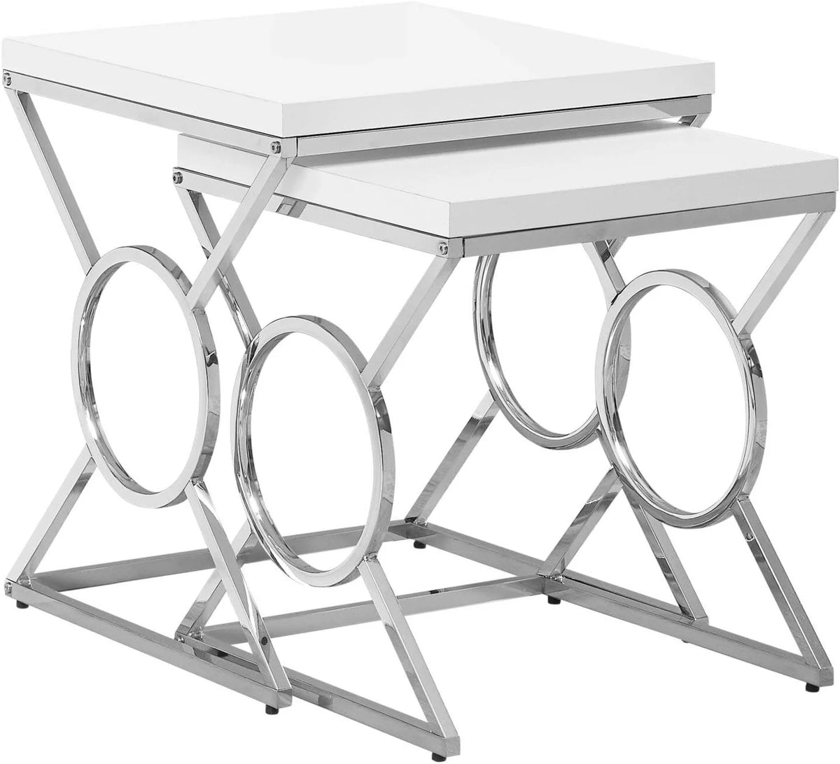 White Nesting Table F93080