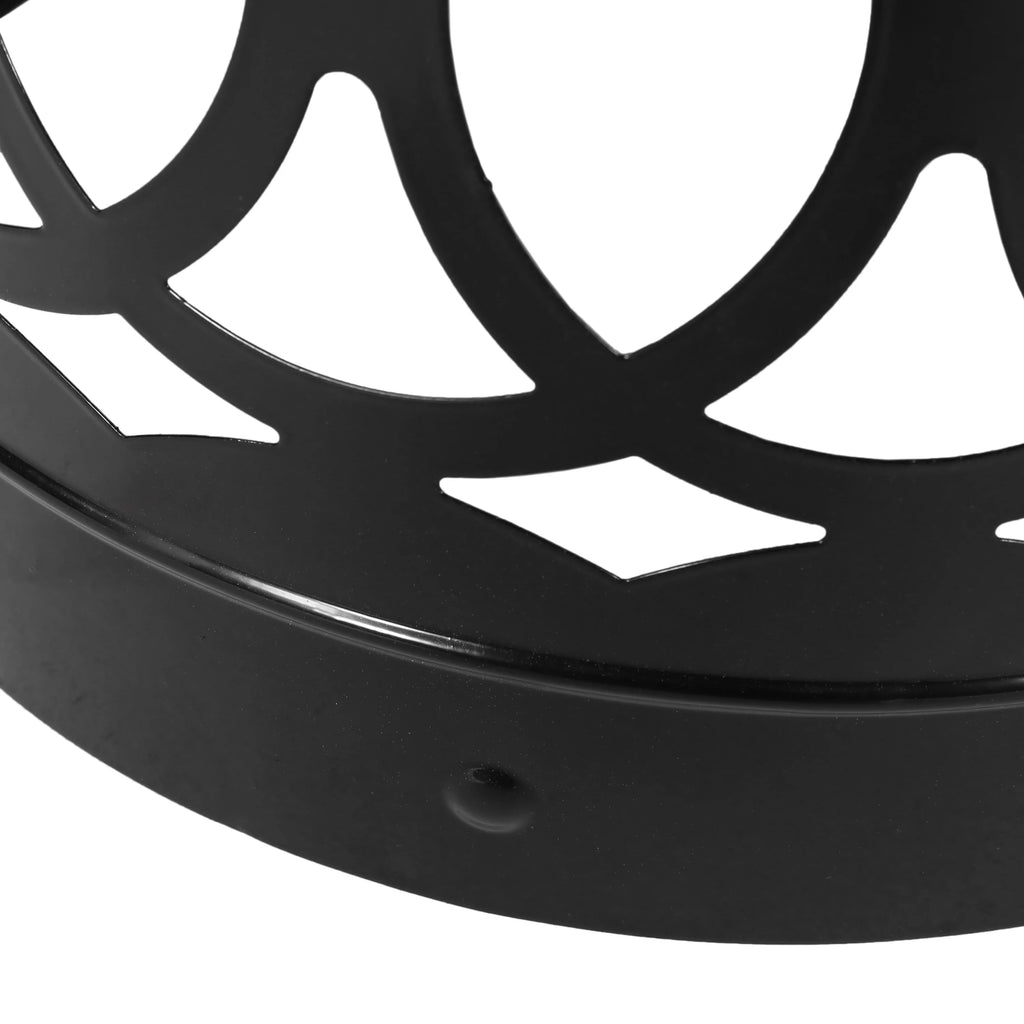 Black 18 inch Metal Side Table P695116