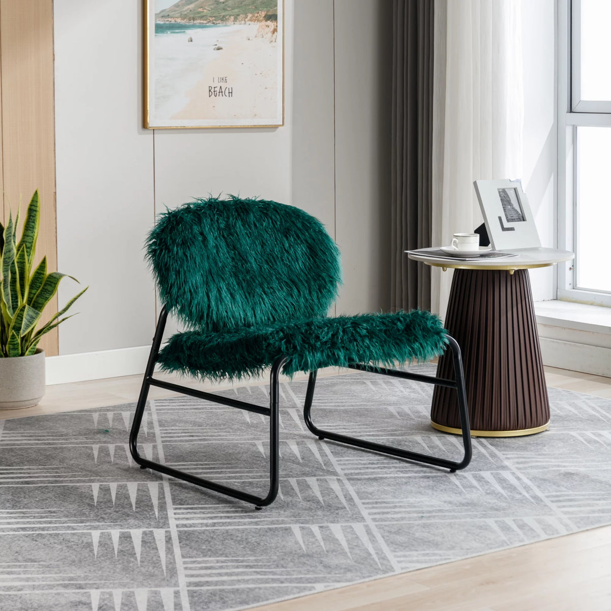 Accent Chair with Metal Frame B906785