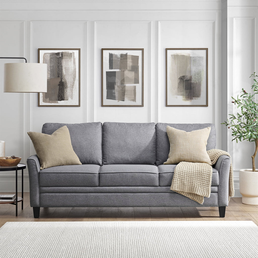 Black 3 Seat Sofa Q140882