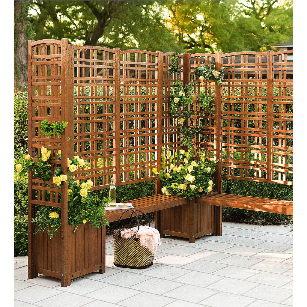 Large Outdoor Eucalyptus Privacy Trellis A286