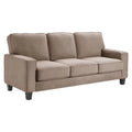 Soft Tan Fabric Sofa with Storage O2848