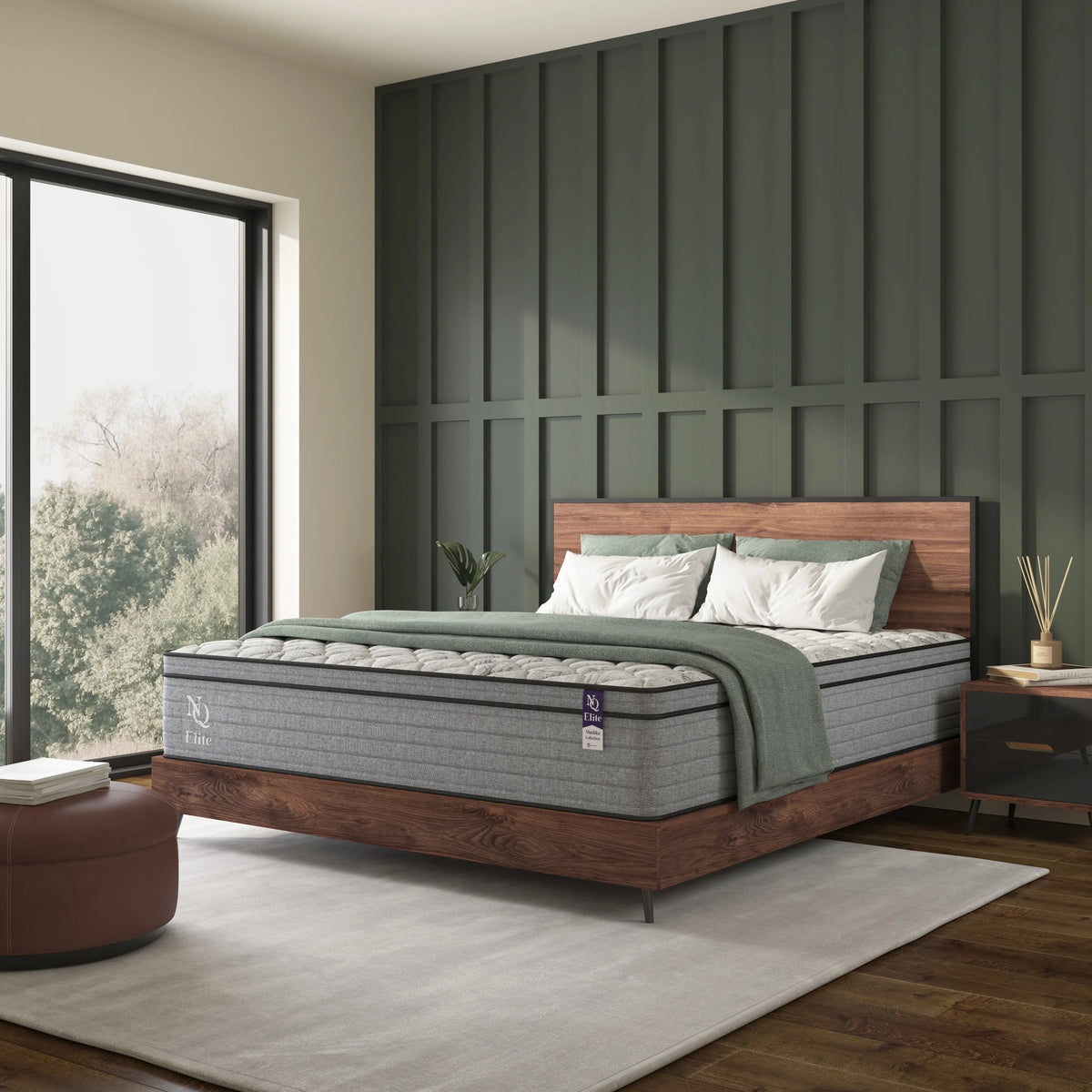 Queen Size Hybrid Memory Foam Pocket Spring Mattress D276077