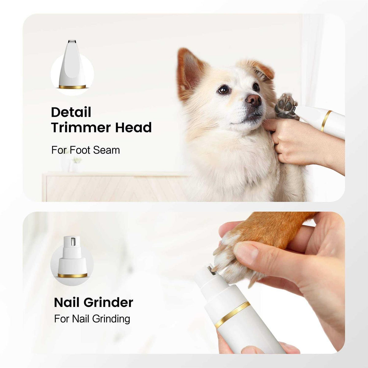 Dog Clippers with 4 Blade Heads R3383