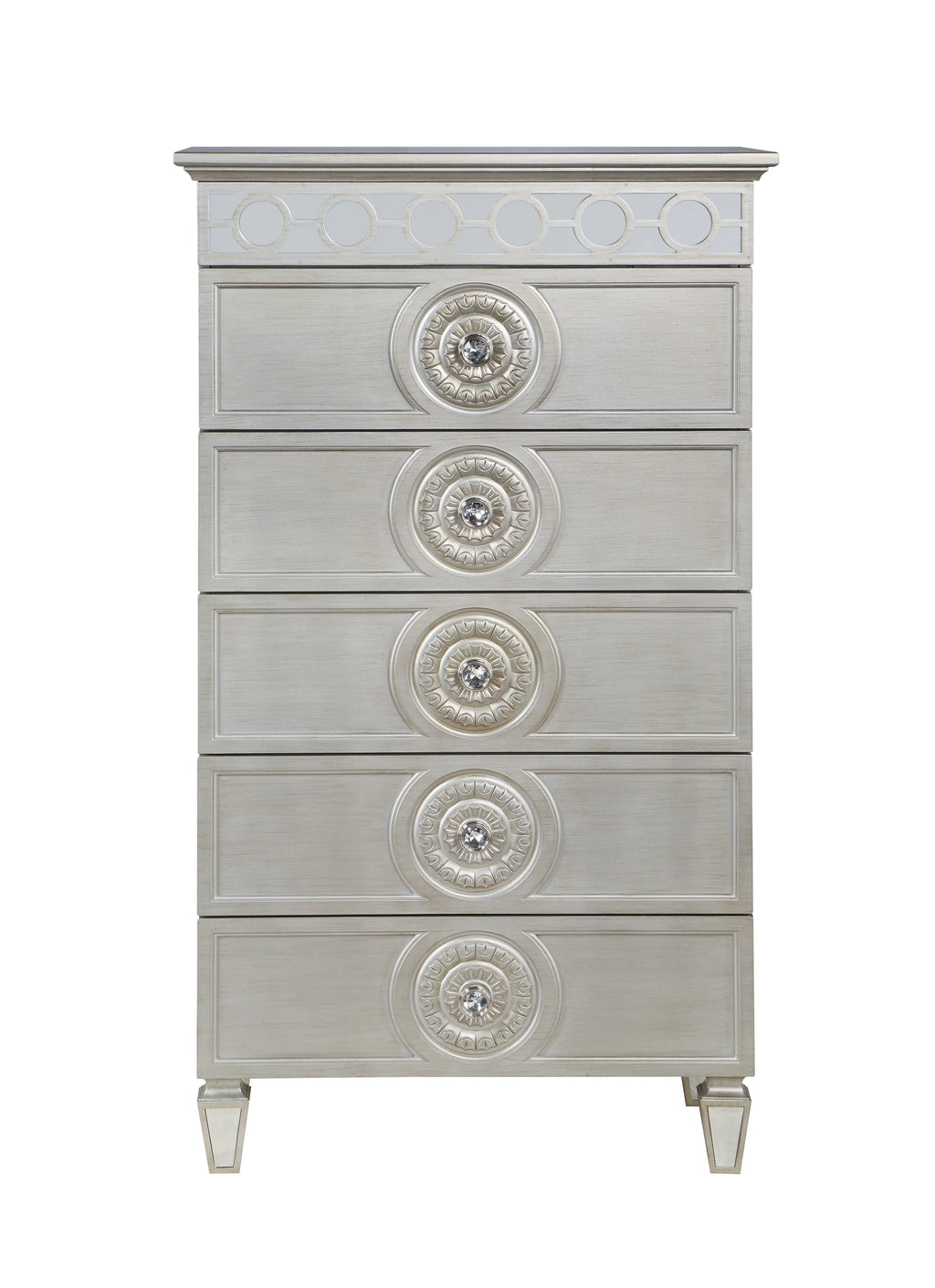 Silver Mirrored Chest B840